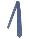 Brioni Jacquard Tie Ties And Papillon Blue In Blue