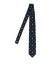 Brioni Jacquard Tie In Blue