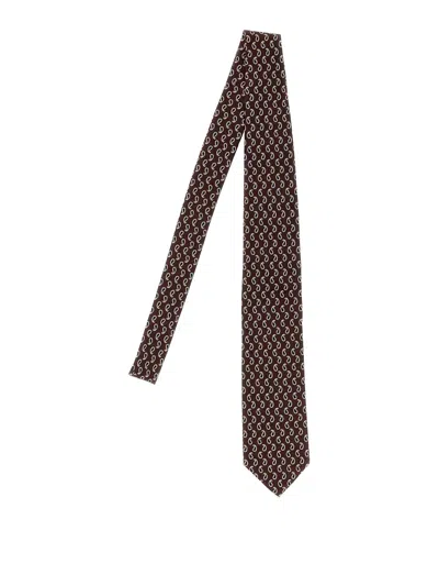 Brioni Jacquard Tie In Multi