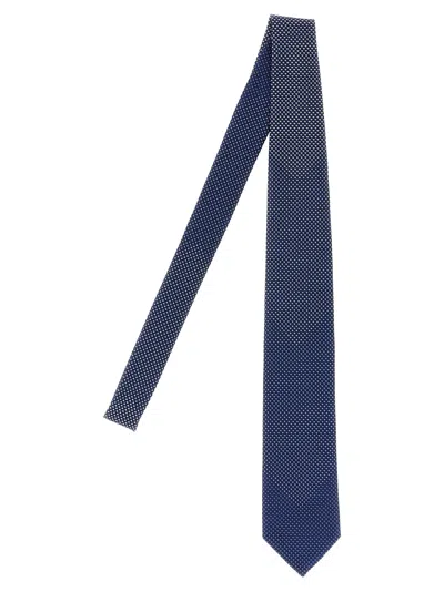 Brioni Jacquard Tie Ties And Papillon Blue