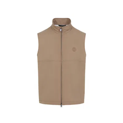 BRIONI BRIONI KAKI BROWN GILET