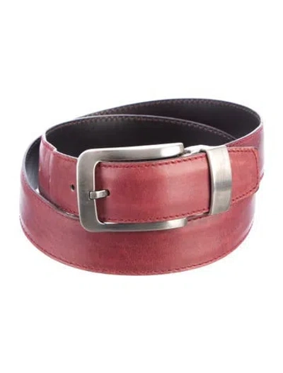 Pre-owned Brioni Leather Belt In Black