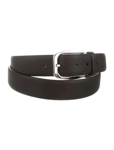 Pre-owned Brioni Leather Belt In Brown