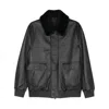 Brioni Klassische Lederjacke In Black