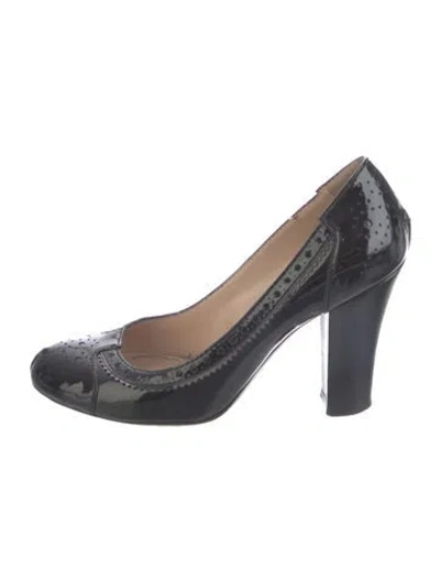 Pre-owned Brioni Leather Pumps In Black