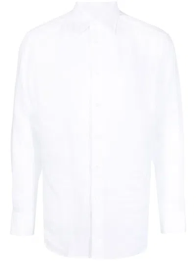 Brioni Linen Shirt In White