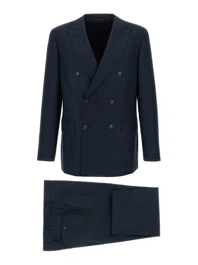 Brioni Lipari Dress In Blue