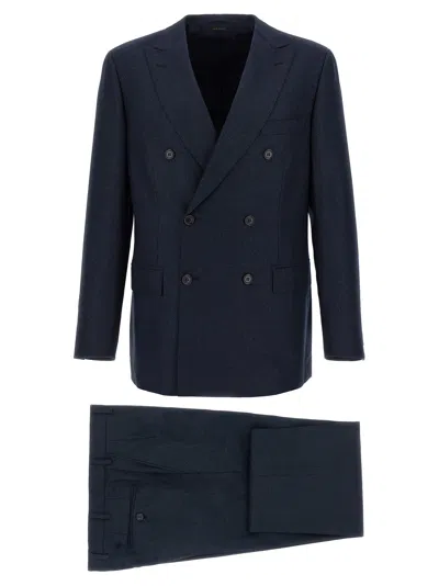 Brioni Lipari Suits Blue