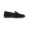 Brioni Almond Toe Suede Leather Penny Loafers