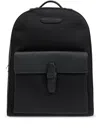 Brioni Black Logo Backpack In Black