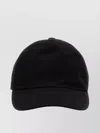 Brioni Technical Fabric Cap With Subtle Embroidered Logo In Black