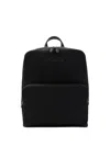 Brioni Zip Backpack Adjustable Straps Top Handle In White