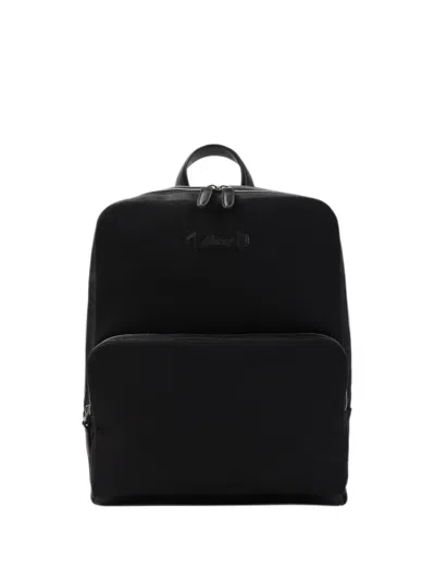 BRIONI LOGO-PATCH ZIP-AROUND BACKPACK