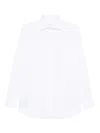 Brioni Long-sleeve Button-up Shirt In White