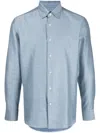 Brioni Long-sleeve Cotton-cashmere Shirt