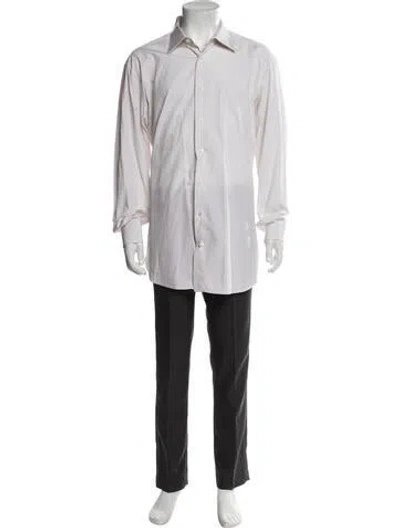 Pre-owned Brioni Long Sleeve Shirt In Neutral