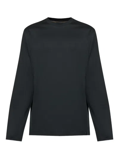 Brioni Long-sleeve T-shirt In Black