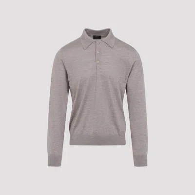 BRIONI LONG SLEEVES POLO