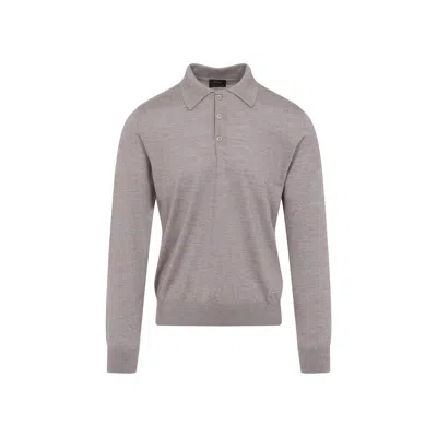 BRIONI BRIONI LONG SLEEVES POLO