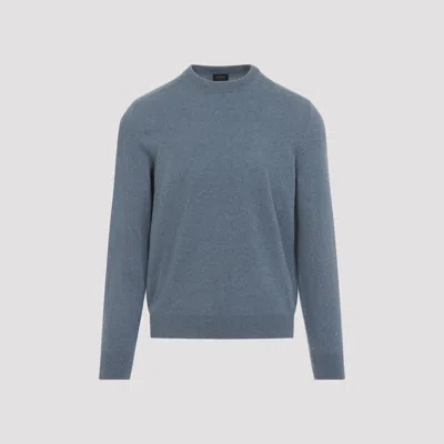 Brioni Luxury Cashmere Pullover Sweater For Men In Blue