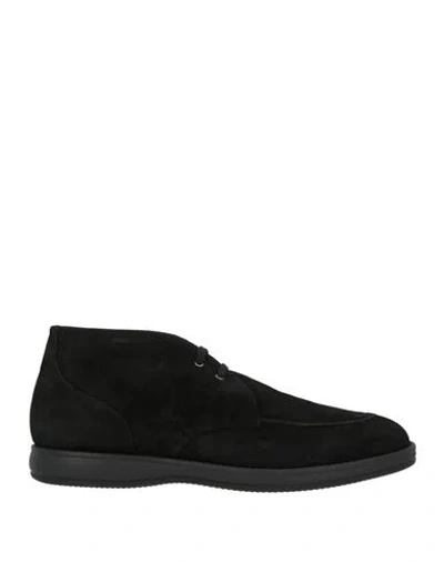 Brioni Man Ankle Boots Black Size 9.5 Leather