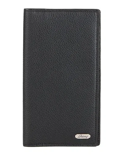 Brioni Man Document Holder Beige Size - Leather