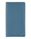 Brioni Man Document Holder Deep Teal Size - Leather In Green