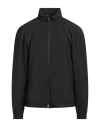 Brioni Man Jacket Midnight Blue Size Xl Polyester In Black