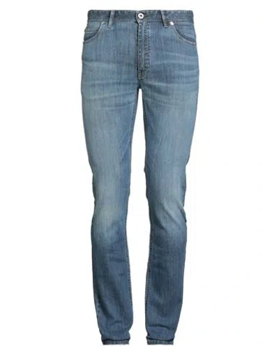Brioni Man Jeans Blue Size 35 Cotton, Elastane