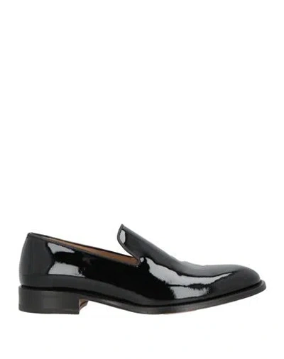 Brioni Man Loafers Black Size 7 Leather