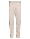 Brioni Man Pants Beige Size 42 Cotton, Cashmere, Silk, Polyamide, Elastane In Neutral