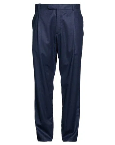 Brioni Man Pants Blue Size 40 Wool