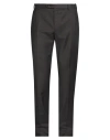 Brioni Man Pants Dark Brown Size 38 Virgin Wool In Black