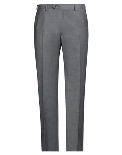 Brioni Man Pants Grey Size 40 Wool