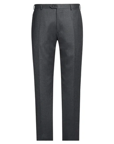 Brioni Man Pants Grey Size 46 Wool, Cashmere