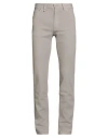 Brioni Man Pants Light Grey Size 31 Cotton, Elastane In Gray