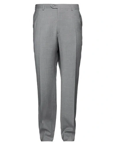 Brioni Man Pants Light Grey Size 46 Wool