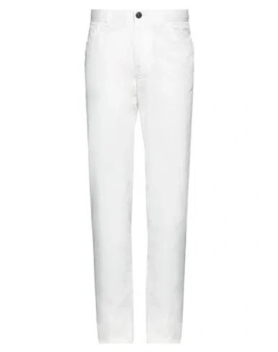 Brioni Man Pants White Size 34 Cotton
