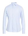Brioni Man Shirt Light Blue Size 15 ½ Cotton In Blue