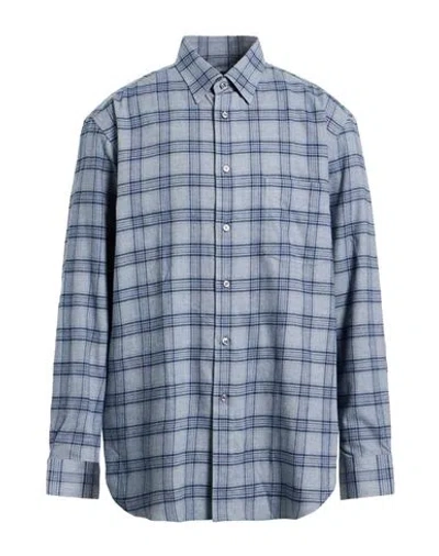 Brioni Man Shirt Light Blue Size L Cotton