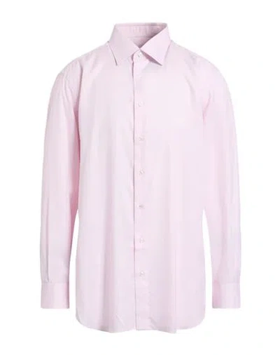 Brioni Man Shirt Light Pink Size 17 ½ Cotton