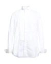 Brioni Man Shirt White Size 17 Cotton In White