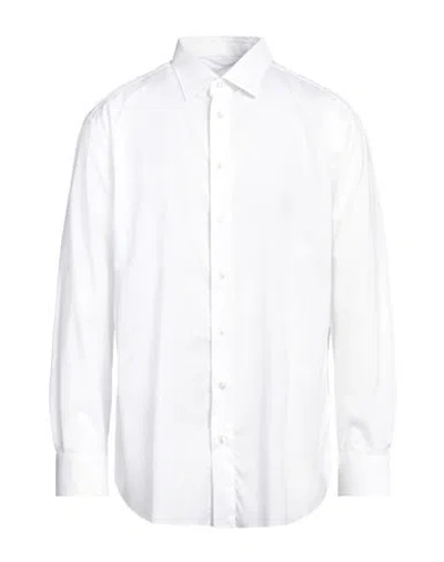 Brioni Man Shirt White Size 18 ½ Cotton