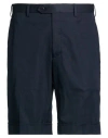 Brioni Man Shorts & Bermuda Shorts Navy Size 32 Cotton In Blue