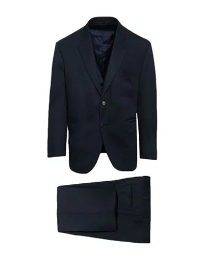Brioni Man Suit Midnight Blue Size 48 Virgin Wool
