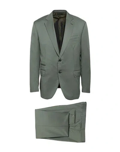 Brioni Man Suit Sage Green Size 50 Virgin Wool