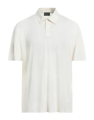 Brioni Man Sweater Cream Size Xl Wool In White