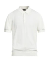 Brioni Polo Shirt Cotton Short Sleeves In White