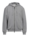 Brioni Man Sweatshirt Light Grey Size Xl Cotton, Polyester
