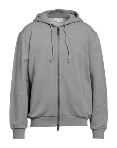 Brioni Man Sweatshirt Light Grey Size 3xl Cotton, Polyester